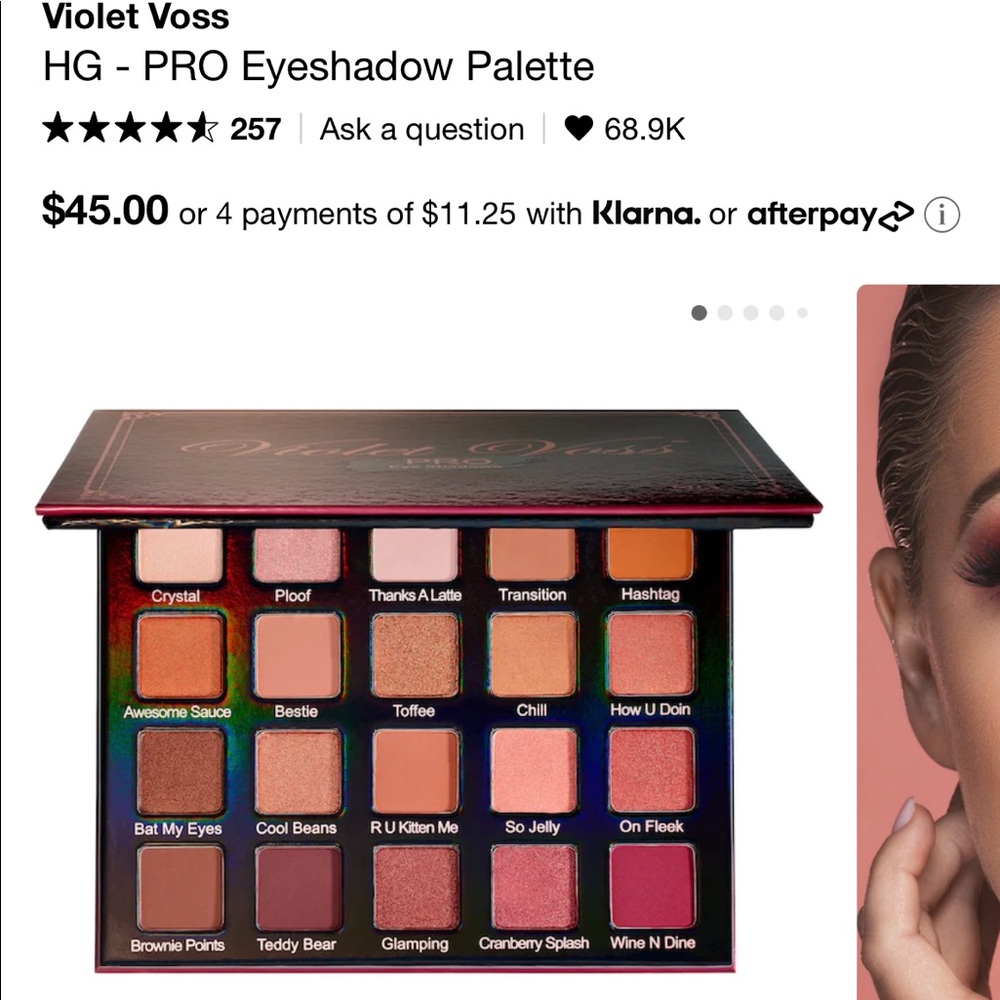 violet voss pro eyeshadow palette